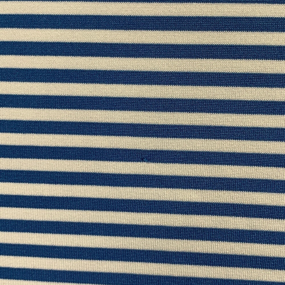 Rhoback Polo Men 2XL Blue Striped Performance Stretch Golf Preppy Modern - Picture 5 of 10